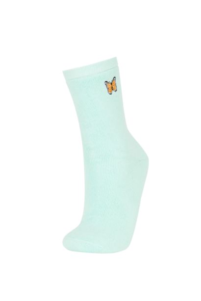 Girl 3 Piece Cotton Long Socks