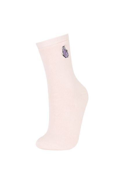 Girl 3 Piece Cotton Long Socks