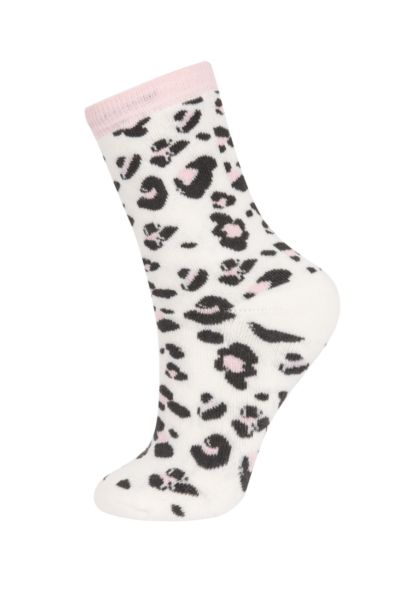 Girl 2 Piece Cotton Terry Socks