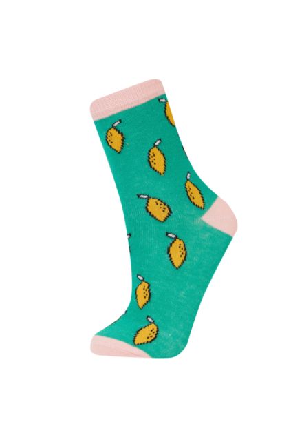 Girl 4 Piece Cotton Long Socks