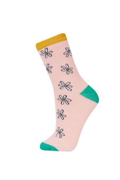 Girl 4 Piece Cotton Long Socks