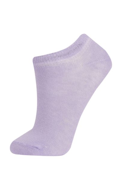 جوارب قصيرة قطن بناتي - 5 قطع