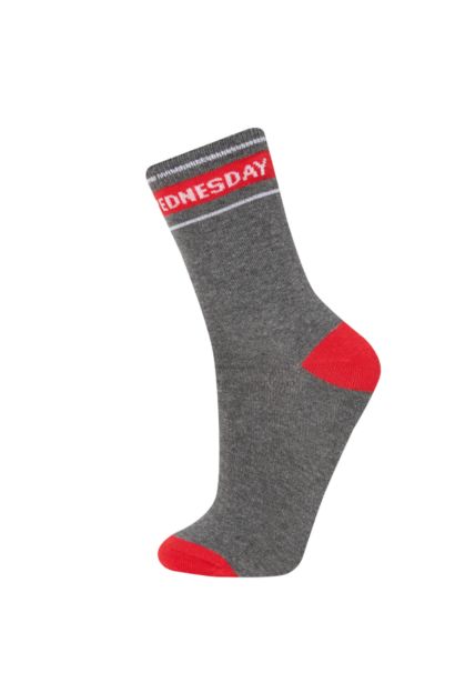 جوارب طويلة قطن ولادي - 7 قطع