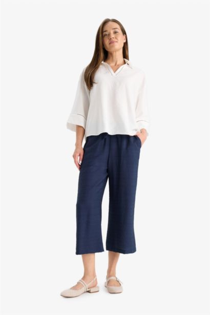Straight Leg Capri Pants
