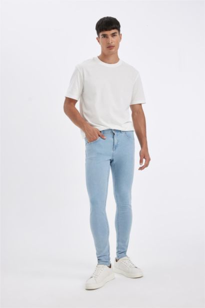 Super Skinny Fit En Dar Kalıp Normal Bel Ekstra Dar Paça Jean Pantolon