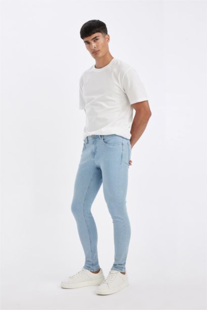 Super Skinny Fit En Dar Kalıp Normal Bel Ekstra Dar Paça Jean Pantolon