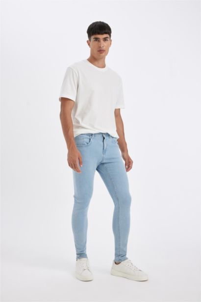 Super Skinny Fit En Dar Kalıp Normal Bel Ekstra Dar Paça Jean Pantolon