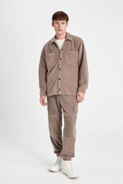 Regular Fit Cargo Polar Jogger Sweatpants