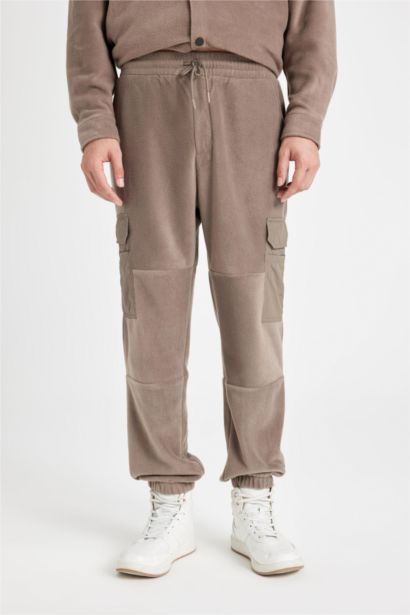 Regular Fit Cargo Polar Jogger Sweatpants