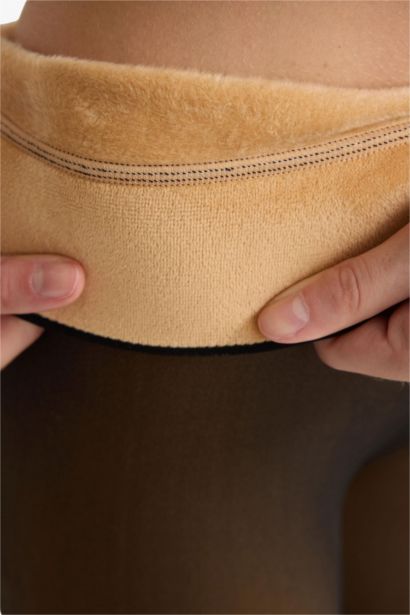 Kadın Siyah Termal Külotlu Çorap