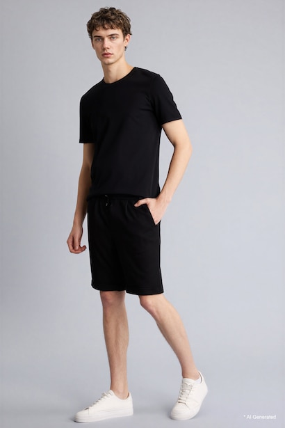 Pique Bermuda Shorts
