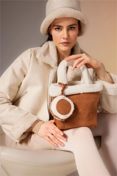 Suede Hand Bag