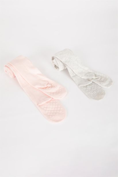 Baby Girl 2 Pack Cotton Pantyhose