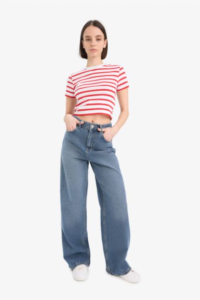 Slim Fit Ribana Short Sleeve T-Shirt