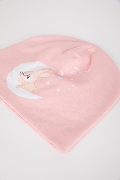 Baby Girl Combed Cotton Beret