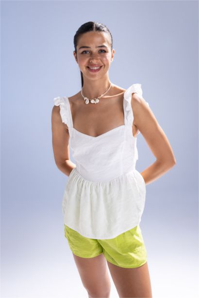 بلوزة بدون أكمام سليم فيت مخصر