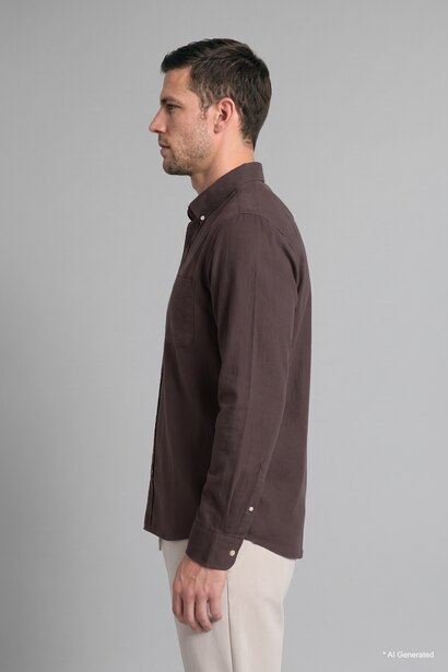 Regular Fit Oxford Long Sleeve Shirt
