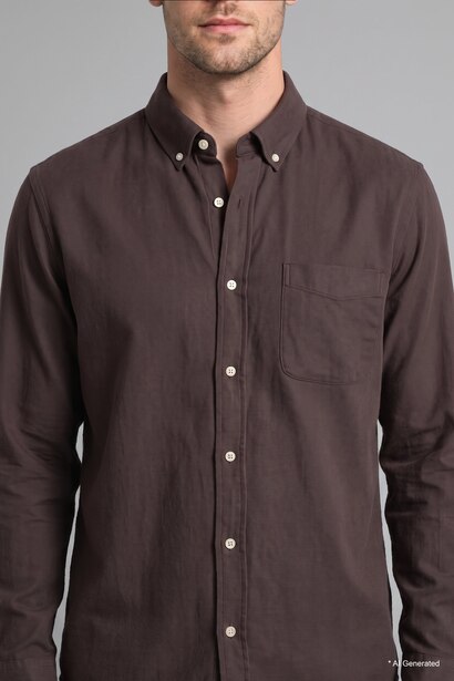 Regular Fit Oxford Long Sleeve Shirt