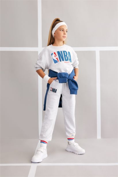 Girl NBA Logo Relax Fit Sweatpant