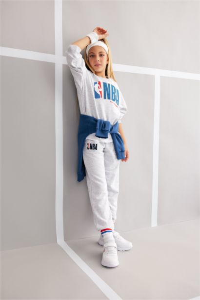 Girl NBA Logo Relax Fit Sweatpant