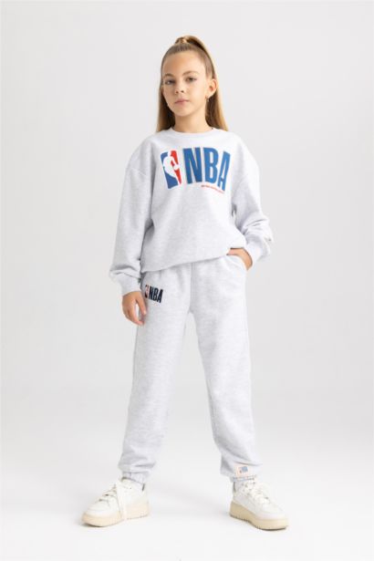 Girl NBA Logo Relax Fit Sweatpant