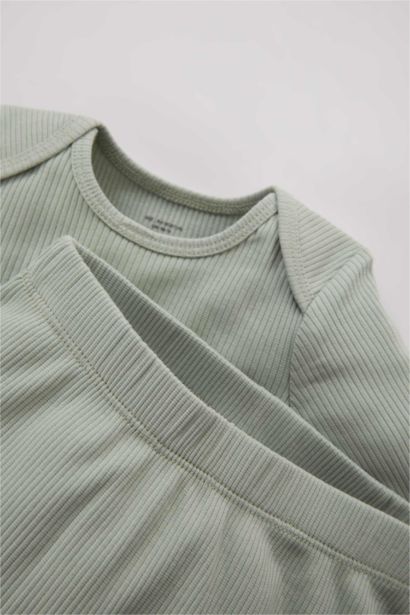 Baby Girl Ribbed Camisole  Snap Body Bottom Set of 2