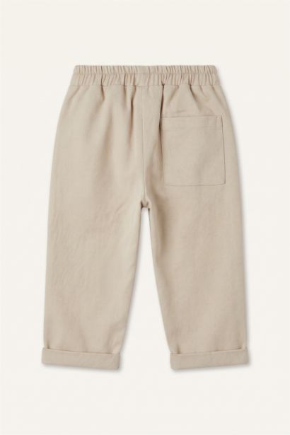 Regular Fit Düz Paça Pantolon Erkek Bebek