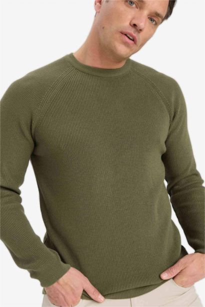 Pull en maille à col rond Coupe standard