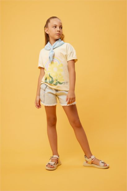 Girl Cargo Fit Shorts