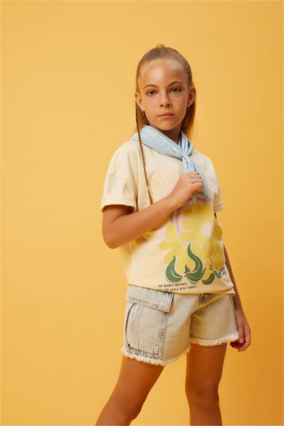 Girl Cargo Fit Shorts