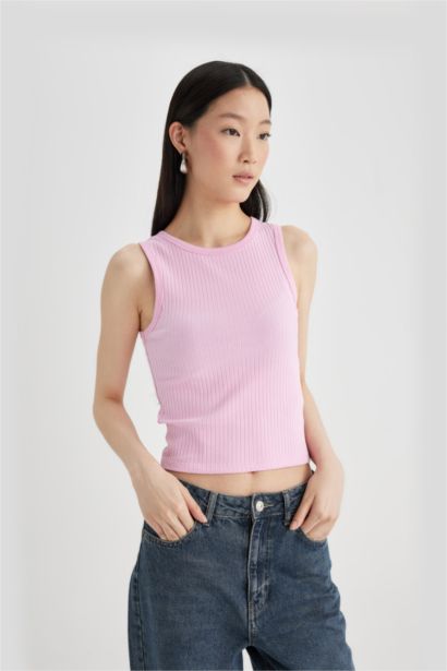 Débardeur Slim Gainant Col Halter