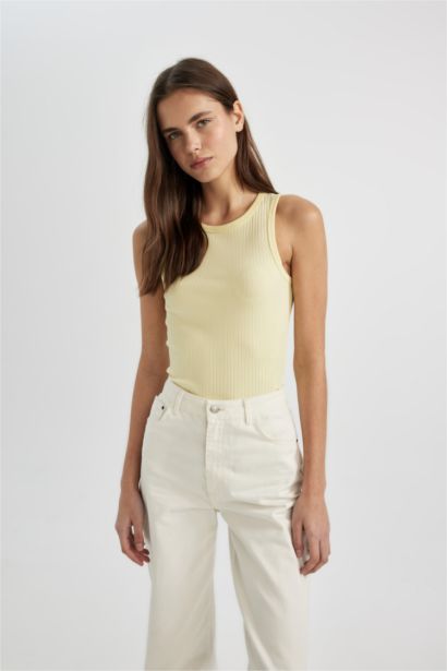 Débardeur Slim Gainant Col Halter