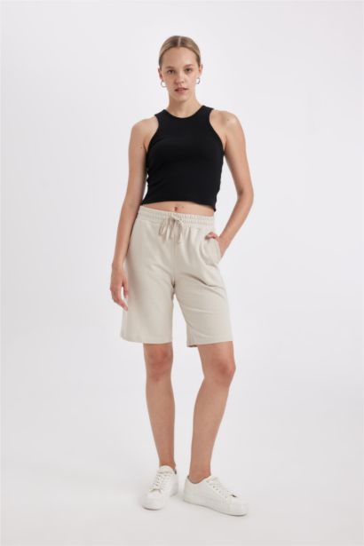 Regular Fit Ribbed Tank Top