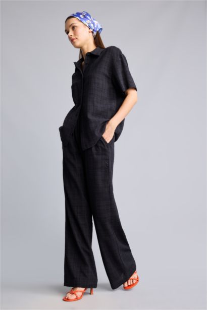 Wide Leg Yüksek Bel Pantolon