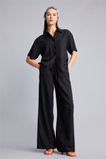 Wide Leg Yüksek Bel Pantolon