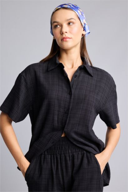 Regular Fit Kısa Kollu Gömlek