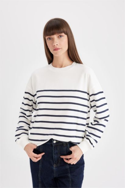 Relax Fit Thin Sweatshirt Fabric Sweatshirt