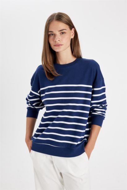 Tissu Sweat Fin Coupe décontractée