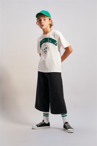 New Regular Fit Printed Short Sleeve T-Shirt