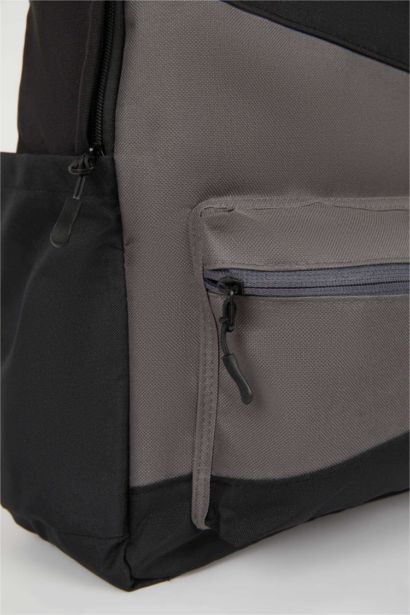 Unisex Su Geçirmez Kumaş Okul Sırt Çantası