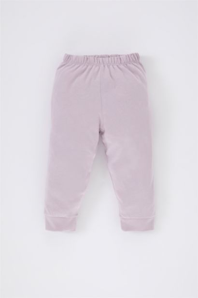 4 piece Regular Fit Crew Neck Slogan Knitted Pyjamas