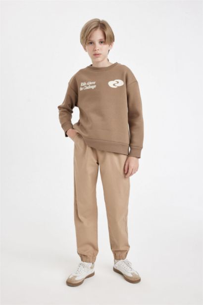 Boy Jogger Gabardine Trousers