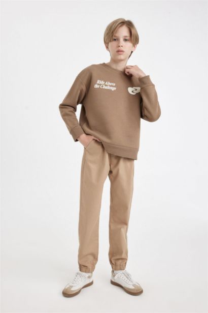 Boy Jogger Gabardine Trousers