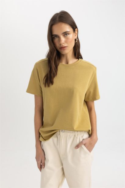 Regular Fit Crew Neck Premium Basic T-Shirt