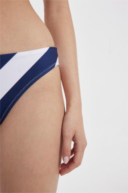 Fall in Love Regular Fit Striped Bikini Bottom