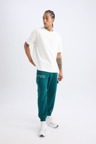 Standart Fıt Kalın Sweatshirt Kumaşı Jogger