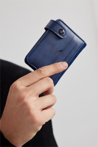 Man Faux Leather Wallets