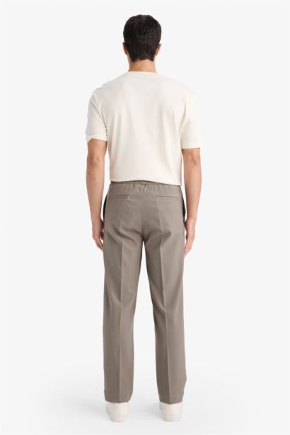 Regular Fit Regular Hem Trousers