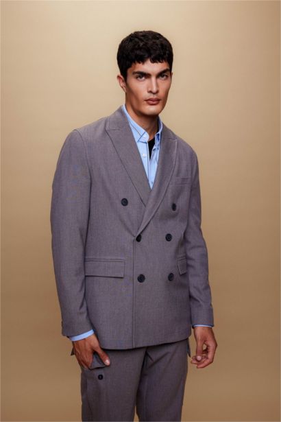 Regular Fit Lined Blazer