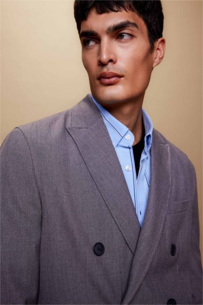 Regular Fit Lined Blazer